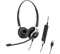 EPOS Impact 600 Series Wired Headset Over-the-head USB Active Noise Cancelling With Microphone Stereo SC 660 ANC USB Black, Silver