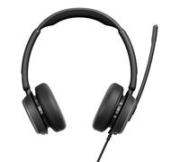 EPOS IMPACT 860 ANC Double-Sided Wired Headset with Active Noise Cancellation, USB C and USB A, Super Wideband, Lightweight, Comfortable Fit, Microsoft Teams & Zoom Compatible for Office & Remote Work