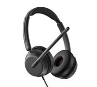EPOS IMPACT 860 ANC Double-Sided Wired Headset with Active Noise Cancellation, USB C and USB A, Super Wideband, Lightweight, Comfortable Fit, Microsoft Teams & Zoom Compatible for Office & Remote Work