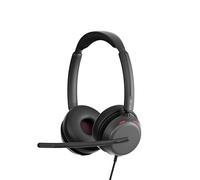 EPOS IMPACT 860 ANC Double-Sided Wired Headset with Active Noise Cancellation, USB C and USB A, Super Wideband, Lightweight, Comfortable Fit, Microsoft Teams & Zoom Compatible for Office & Remote Work