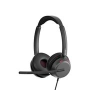 EPOS IMPACT 860 ANC Double-Sided Wired Headset with Active Noise Cancellation, USB C and USB A, Super Wideband, Lightweight, Comfortable Fit, Microsoft Teams & Zoom Compatible for Office & Remote Work