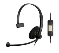 Epos Impact SC 30 USB ML Wired Monaural Headband Headset Black 1000550