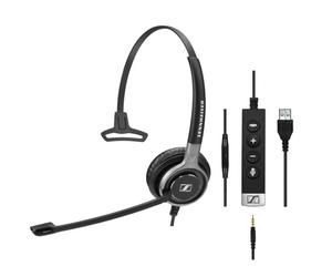 EPOS IMPACT SC 635 USB Professional headset ideal for making and receiving calls in call centres and offices, USB connection and 3.5mm jack
