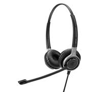 EPOS Headset Impact SC 660 Wired Stereo Over the Head Noise Cancelling USB with Microphone Black,Silver