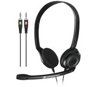 EPOS PC 3 CHAT Lightweight wired stereo PC headset with dual 3.5 mm jacks, foam ear cushions and a unidirectional noise-reducing microphone for VoIP