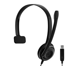 EPOS PC7 USB Mono Headset for PC & Mac - Lightweight Wired On-Ear Headphones, No
