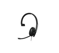 EPOS | Sennheiser Adapt 130T USB-C II (1000903) - Wired monaural headset, USB-C connectivity, certified for MS Teams, optimized for UC - Superior sound - Enhanced comfort - Call control - Black