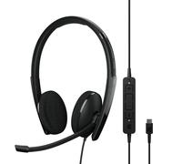 EPOS Sennheiser ADAPT SC 160T USB-C II Stereo On-Ear Computer Headset - MS Teams