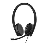 EPOS SENNHEISER C10 USB headset with microphone, Wired headphones with simple and flexible USB C connection BrainAdapt Technology