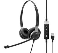 EPOS SENNHEISER IMPACT SC 660 Wired On-ear Stereo Headset - Black, Si