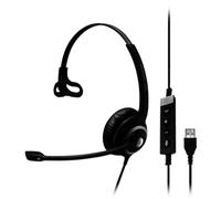 Sennheiser EPOS I IMPACT SC 230 USB MS II - Headset - on-ear - wired - USB - black - Certified for Skype for Business, Certified for Microsoft Teams