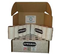 EPOSBITS® Brand Rolls to Fit Ingenico Move 5000 Move5000 Move/5000 Credit Card Terminal - 20 Rolls (for Compact Versions)