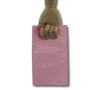 EPOSGEAR® 1000 Extra Small Pink Gift Shop Boutique Punch Handle Plastic Carrier Bags 4" x 7" (105mm x 185mm)