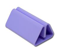 EPOSGEAR 100mm Sweet Pastel Coloured Menu Show Card Perspex Acrylic Plastic Name Place Table Sign Display Stand Holders - Perfect for Shops, Restaurants, Bars, Weddings, Parties etc (Parma Violet)