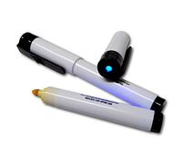 EPOSGEAR® 2 Pack Fake Forged Cash Note Bill Detector Pens - Counterfeit Note Checker Pens With Integrated UV Light