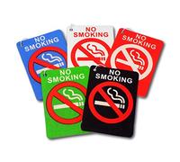 EPOSGEAR 5 Pack Assorted No Smoking Design Car Air Fresheners - 5 Scent Variety Pack - With Elastic Hanging Loop - Perfect for Taxi Cabs, Uber etc