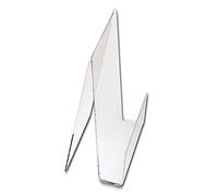 EPOSGEAR 5 Pack XL Extra Large Wide Plastic Acrylic Perspex Book Plate Tablet Retail Display Stand Holder - Perfect for Schools, Nurseries, Libraries etc (Clear)