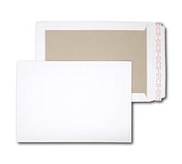 EPOSGEAR® A4 / C4 324mm x 229mm White Strong Hard Card Board Backed Peel and Seal Plain Envelopes (1000)