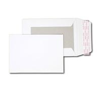 EPOSGEAR® A6 / C6 162mm x 114mm White Strong Hard Card Board Backed Peel and Seal Plain Envelopes (50)