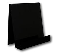 EPOSGEAR Large Wide Plastic Acrylic Perspex Book Plate Retail Display Stand Holder - Perfect for Schools, Nurseries, Libraries etc (Black)