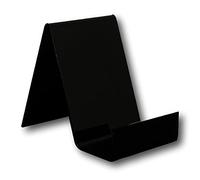 EPOSGEAR Medium Plastic Acrylic Perspex Book Plate Retail Display Stand Holder - Perfect for Schools, Nurseries, Libraries etc (Black)