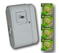 EPOSGEAR Minder Mini Door & Window Magnetic Contact Security Burglar Visitor Alarm Chime (1, With Extra Batteries)