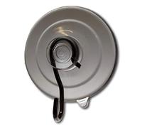 EPOSGEAR® Strong Clear Window Display Metal Wire Hook Suction Cup Pads - Perfect for Hanging Signs, Decorations, Bathroom Accessories etc (47mm - 4 Pack)