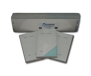 EPOSGEAR XL Duplicate NCR No Carbon Required Copy Restaurant Cafe Takeaway Pub Food Waiter Waitress Numbered Order Pads - 95mm x 165mm (10)