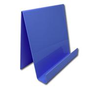 EPOSGEAR XL Extra Large Wide Plastic Acrylic Perspex Book Plate Retail Display Stand Holder - Perfect for Schools, Nurseries, Libraries etc (Bubblegum Blue)