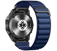 Epova 22mm QuickFit Loop Strap Compatible with Garmin Epix Pro 2/Fenix 7/6 | Adjustable G-Hook Soft Nylon Strap for Fenix 8/9 47mm/Fenix 6 Pro/7 Pro/5/5 Plus/E/Forerunner 965/955/945/970/Instinct-Blue