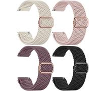 Epova Braided 18mm Watch Straps Compatible with Garmin Venu 3S Strap - Garmin Venu 2S Strap for Women Men, Soft Nylon Quick Release Bands for Vivoactive 4S Vivomove 3S Forerunner 265S 255S Venu 4S