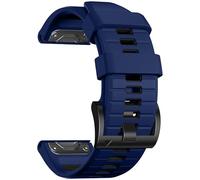 Epova QuickFit Compatible with Garmin Fenix 8 51mm Strap/Fenix 7X/7X Pro/Fenix 6X/6X Pro/Fenix 5X/5X Plus/Fenix 3/3HR - 26mm Silicone Sport Strap for Garmin Enduro/Tactix/Epix 2 51mm, SapphireBlue