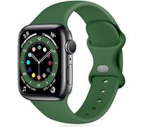 Epova Silicone Strap Compatible with Apple Watch Strap 44mm 42mm 45mm 46mm 49mm, Replacement Straps for Apple Watch Ultra/iWatch SE Series 11 10 9 8 7 6 5 4 3 2 1, MilitaryGreen, Large