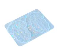 Epoxy Charm Mold, Jellyfish Detail, Pendant Earring Necklace Creations, Silicone Hobby Tool, Smooth Demolding Intent, Single Pack, Resin Use Jellyfish Resin Mold Silicone Pendant Casting Form Epoxy