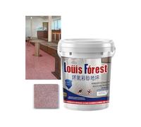 Epoxy Colored Sand Floor Paint, 2025 Upgrade Louis Forest Epoxy Floor Paint, 0.5/1KG High Gloss Marble Effect Garage Self-Leveling Coating,Louis Forest Ep-oxy Waterproof Floors P-aint (Pink)