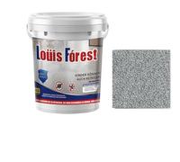 Epoxy Colored Sand Floor Paint,High Gloss Marble Finish Epoxy Floor Coating,Durable Non-Slip Waterproof Paint for Garage & Basement, Concrete (Sesame Grey, 1kg)