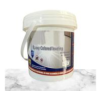 Epoxy Coloured Sand Floor Coating - Self-Leveling High-Gloss Paint, Water-Based Non-Slip Finish | A Scratch And Resistant, Professional Grade Results with A Modern Marble Look Item
