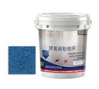 Epoxy Floor Coating - Self Leveling Epoxy Paint | Marble Effect Floor Paint,High Gloss, Anti Slip, Wear Resistant, Colored Sand Finish For Concrete, Garage, Workshop, Home, Indoor