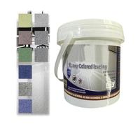 Epoxy Floor Paint, 500g Self Levelling Epoxy Sand Floor Paint, High Gloss Marble Effect Epoxys Floors Coating, Quick Dry Waterproof Epoxys Colored Leveling, For Concrete Garage Floors, Warehouses