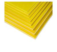 Epoxy Glass Fiber Fibreglass Plate, Epoxy Plate 3240 Fiberglass Sheet Circuit Insulation Board Multiple Sizes 0.5-8mm Yellow 1PC(Thickness 0.5mm,150x200mm)