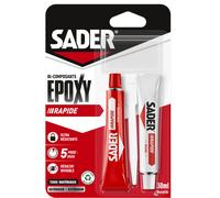 Epoxy Glue SADER Multi Purpose Quick Setting Tube Metals Wood Leather