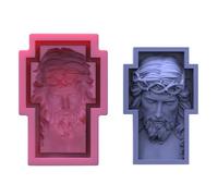 Epoxy Handmade Soap Mold Man Head Decoration Mold for Decoration Making Soap Melt Resin Halloween Ornament