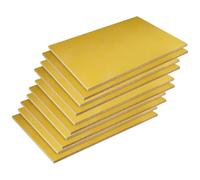 Epoxy Insulation Board - 3240 Grade Electrical Insulation Sheet , 0.3mm Thickness, Yellow, 10pcs/5pcs Options(5cmx5cm 10pcs)