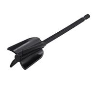 Epoxy Mixer Paddle Stirrer for Paints, Resins and Liquids Compatible with for Hybrid Drill Bits - 16.5 cm Spiral Blade Consistency Tool (Black)