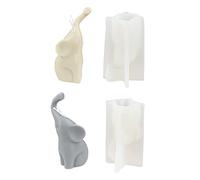 Epoxy Mold Long-Nosed Elephant Ornaments Mold for Decoration Making Soap Melt Resin Ornaments Molds for Resin