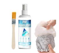 Epoxy Mold Release Spray - 100ml Quick Drying Lubricant, Non-Adhesive Pouring Aid | Quick Demold Solution for Candle Soap Concrete Plaster Crafts Home Workshop Garage Studio Craft Use