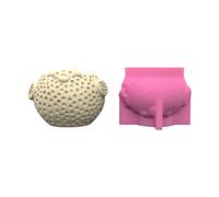 Epoxy Molds Flowerpot Mold Silicone Concrete Mold Pufferfish Shape Silicone Vase Molds for Crafting Concrete Flower Vase Fine Craft