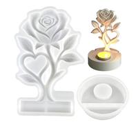 Epoxy Molds | Rose Reusable Making Home Decor - Candle Holder Resin Casting Molds,for DIY Crafts Home Decor Table Centerpieces Party Favors Birthday Wedding