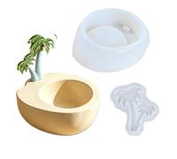 Epoxy Molds Silicone | Easy Release Craft Supplies,Candle Jar Resin Casting Molds - for Storage Container Home Decor Birthday Party Favors Beginners Kids Adults