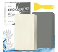 Epoxy Putty, 10oz / 280g Fast Repair Pool Putty, Underwater or Above Epoxy Repair Clay for Fixing Leaks, Cracks, Filling - 2 Part Sculpt Clay for Bonding Metal, Tile, Ceramics, Plastic (Grey)